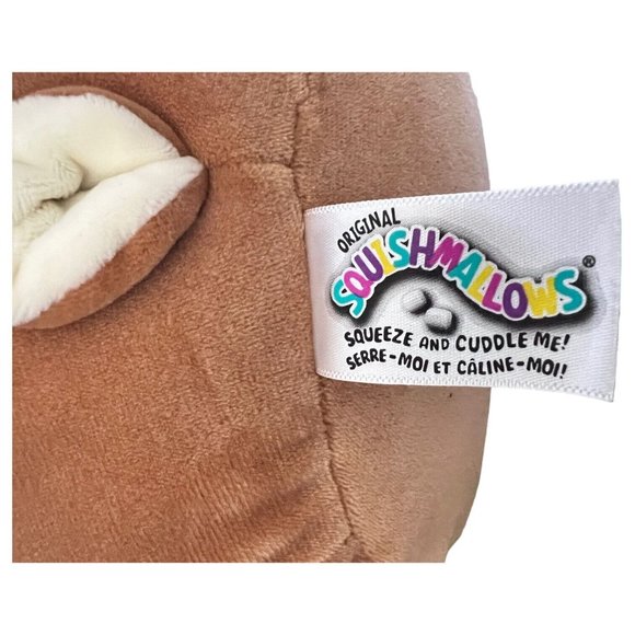 Squishmallow Dawn The Fawn Deer Plush Red Scarf 8 Inch Reindeer Stuffed Animal - Picture 10 of 10